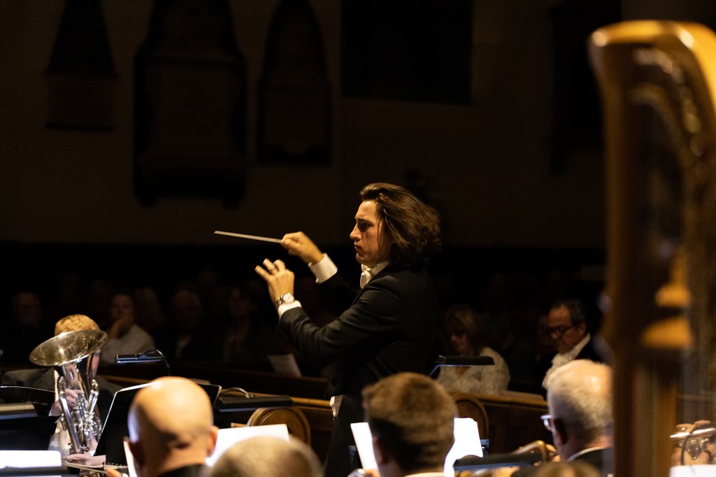 Jack Capstaff conducting